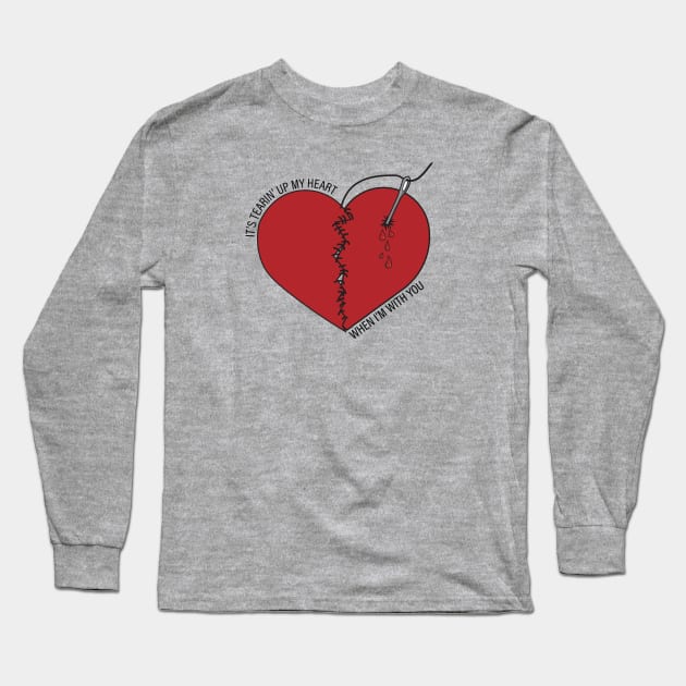 Tearin' up my heart 2 Long Sleeve T-Shirt by The Hot Pink Beanie